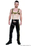 Latex Hollow O-Ring Chest Harness