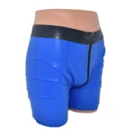 Men's Latex Double Zipper Shorts