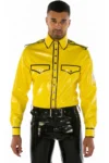 Latex Uniform Frock Coat Nutcracker Outfit