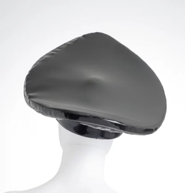 Latex Officer Hat Premium Model Fetish Cap