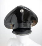 Latex Officer Hat Premium Model Fetish Cap