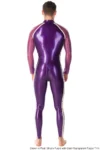 Latex high neck man's racing style Catsuit