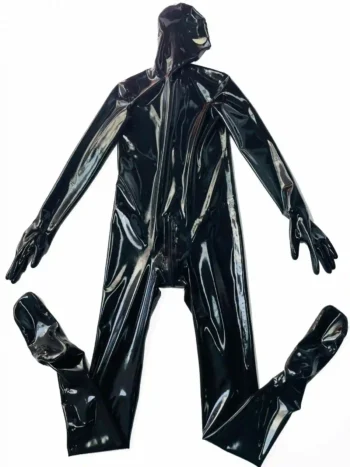 Latex Full Cover Catsuit Transparent Eyes