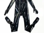 Latex Full Cover Catsuit Transparent Eyes