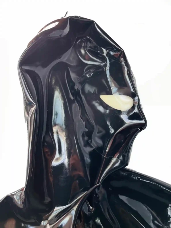 Latex Full Cover Catsuit Transparent Eyes